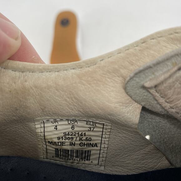 Royal Elastics Blue and White Leather Sneakers Women's Size 6 - Picture 3 of 9